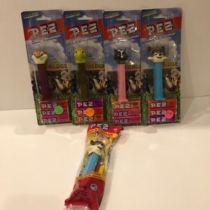 Dream Works Over the Hedge Set of Five Pez Dispensers in Package